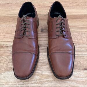 Johnston & Murphy | Men’s Brown Cap Toe Oxford Size 10.5 M Dress Shoes 59-11566
